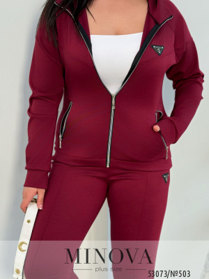 Спортивний костюм №503-бордо_minova_6