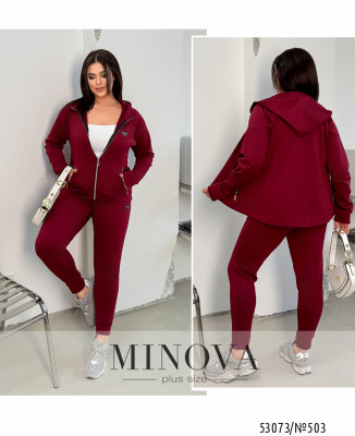 Спортивний костюм №503-бордо_minova_7