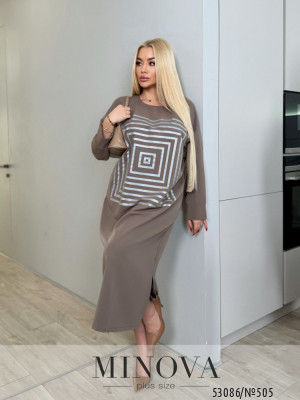 Сукня №505-мокко_minova_6