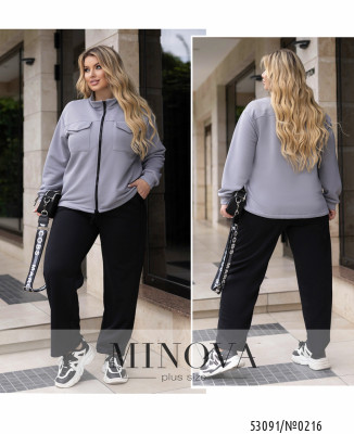 Спортивний костюм №0216-сірий_minova_7