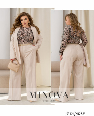Брюки №2589-бежевий_minova_7