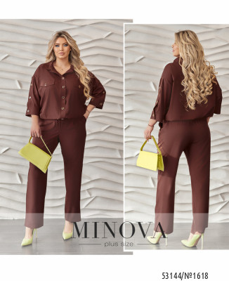 Костюм №1618-шоколадний_minova_7