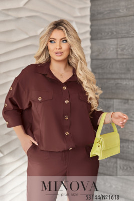 Костюм №1618-шоколадний_minova_5