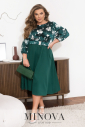 Платье №2594-зеленый