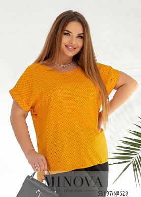 Блуза №629-гірчиця_minova_6