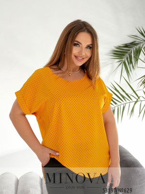 Блуза №629-гірчиця_minova_5