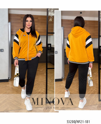Спортивний костюм №21-181-гірчичний_minova_7