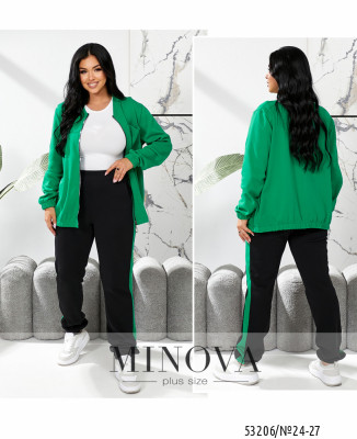 Спортивний костюм №24-27-зелений-чорний_minova_7