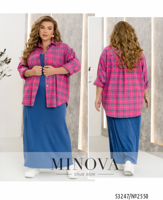 Сорочка №2550-малиновий_minova_7