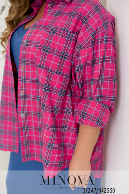 Сорочка №2550-малиновий_minova_6
