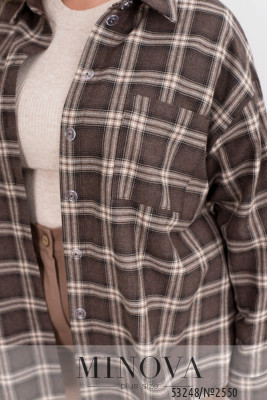 Сорочка №2550-шоколадний_minova_6