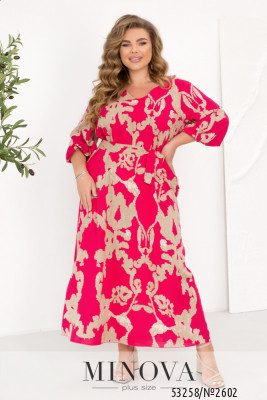 Сукня №2602-малиновий_minova_5