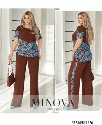 Костюм №1626-шоколад_minova_7