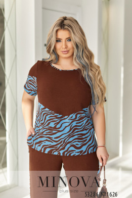 Костюм №1626-шоколад_minova_5