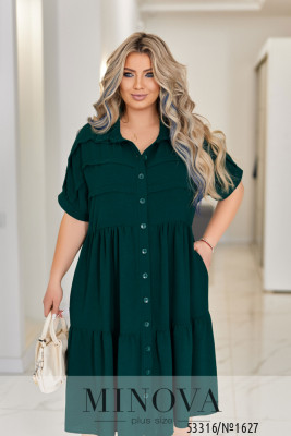 Сукня №1627-смарагдовий_minova_5