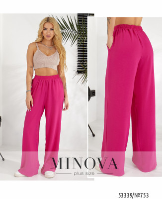 Брюки №753-малиновий_minova_7