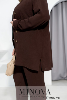 Костюм 3-ка №2250-шоколадний_minova_6
