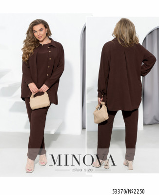 Костюм 3-ка №2250-шоколадний_minova_7
