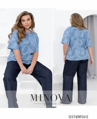 Футболка №2612-джинс_minova_7