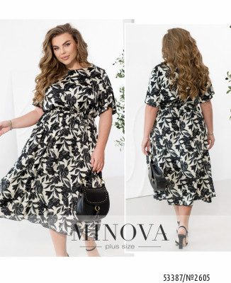 Сукня №2605-бежевий-чорний_minova_7