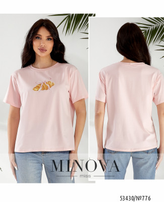 Футболка №776-рожевий_minova_7