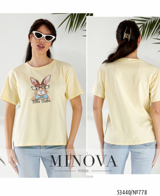 Футболка №778-жовтий_minova_7