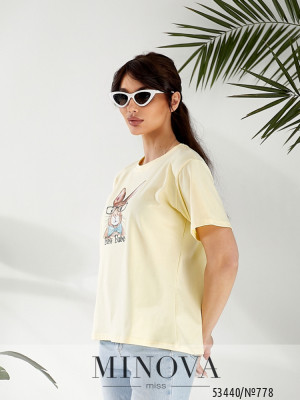 Футболка №778-жовтий_minova_6