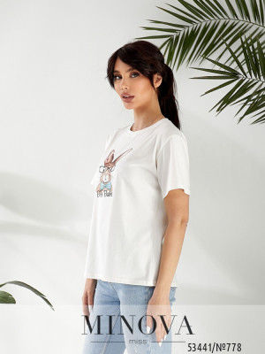 Футболка №778-білий_minova_6