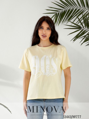 Футболка №777-жовтий_minova_6