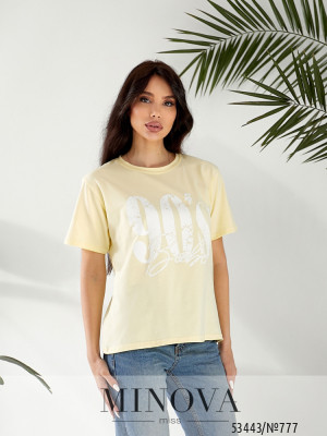 Футболка №777-жовтий_minova_5