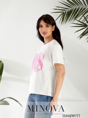 Футболка №777-білий_minova_6