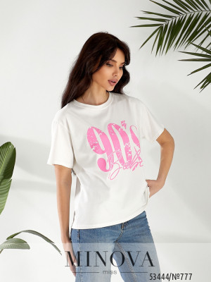 Футболка №777-білий_minova_5