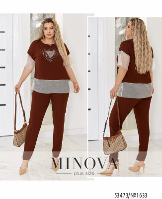 Костюм №1633-шоколадний_minova_7
