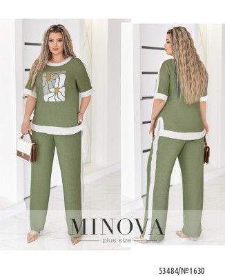 Костюм №1630-оливка_minova_7