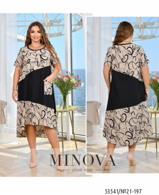 Сукня №21-197-світло-бежевий_minova_7