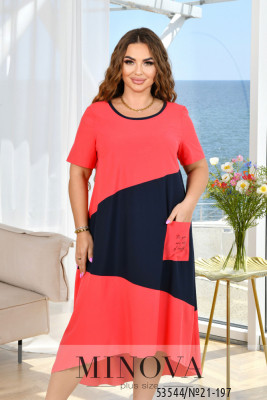 Сукня №21-197-кораловий_minova_6