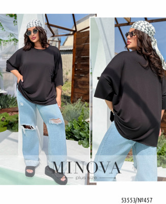 Футболка №457-чорний_minova_7