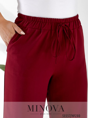 Брюки №280-бордовый_minova_6