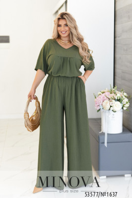 Комбінезон №1637-оливка_minova_5