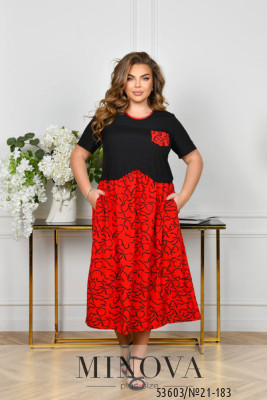 Сукня №21-183-червоний_minova_5