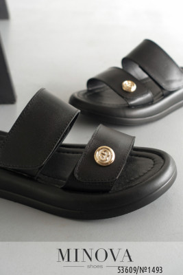 Босоніжки №1493-чорна шкіра_minova_6