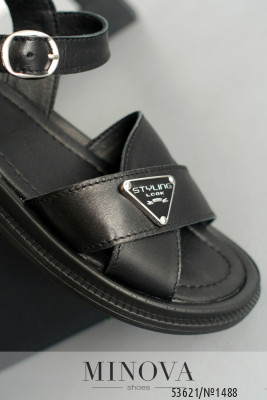 Босоніжки №1488-чорна шкіра_minova_7