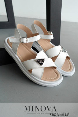 Босоніжки №1488-біла шкіра_minova_5