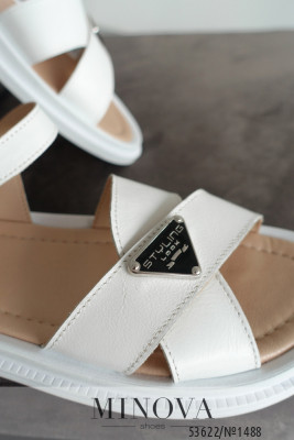 Босоніжки №1488-біла шкіра_minova_6