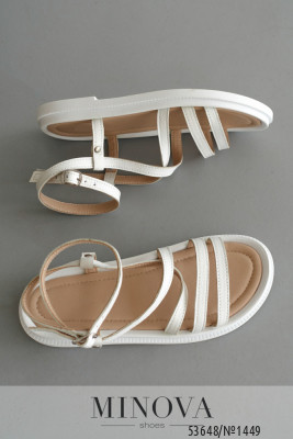 Босоніжки №1449-біла шкіра_minova_5