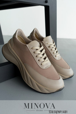Кросівки №1481-капучино шкіра_minova_5