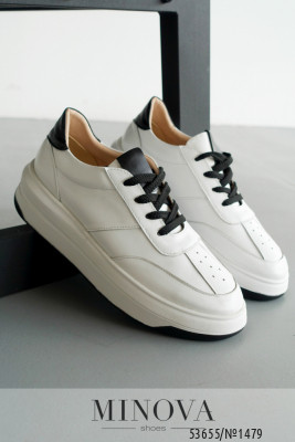 Кросівки №1479-біла шкіра_minova_5