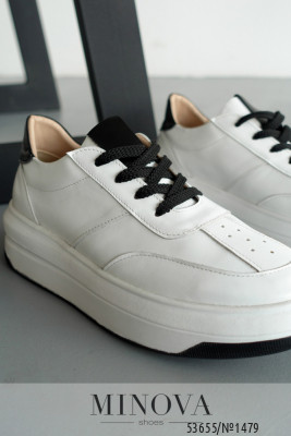 Кросівки №1479-біла шкіра_minova_6