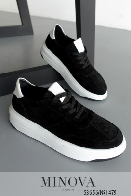 Кросівки №1479-чорна замша_minova_6