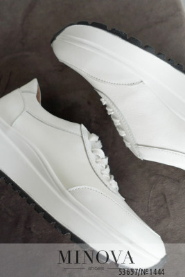 Кросівки №1444-біла шкіра_minova_6